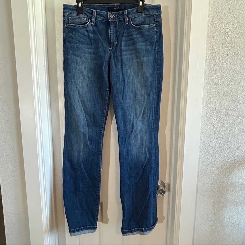Joe's Jeans Straight Leg‎ in Deep Blue Icon Cut, Size 31